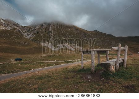 Montenegro, National Park Durmitor, Mountains And Clouds