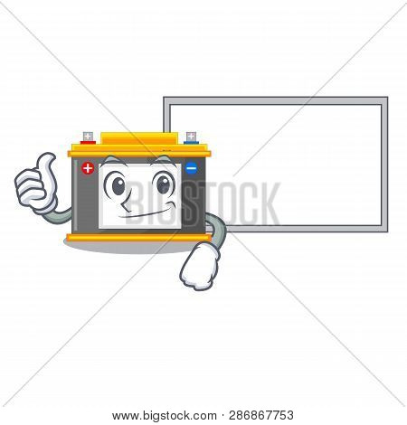 Thumbs Up With Board Accomulator In The A Character Shape