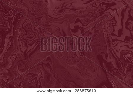 Suminagashi Marble Texture Hand Painted With Pink Ink. Digital Paper 1640 Performed In Traditional J
