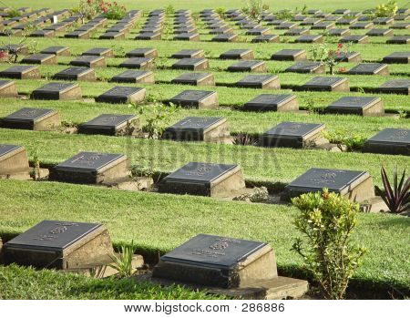 Cemetery In Kanchanaburi