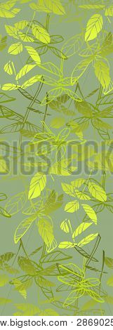Floral Seamless Pattern. Hand Drawn Illustration. Fullsize Raster Atrwork.