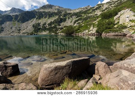 Summer Landscape Of Banderitsa Fish Lake, Pirin Mountain, Bulgaria