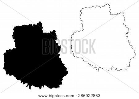 Vinnytsia Oblast (administrative Divisions Of Ukraine, Oblasts Of Ukraine) Map Vector Illustration, 