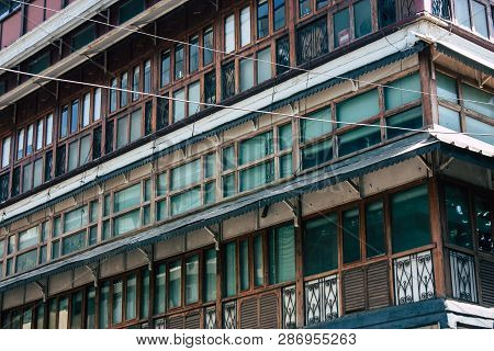 Mumbai India March 1, 2019 View Of A Building  Located At Colaba District In Mumbai In The Afternoon