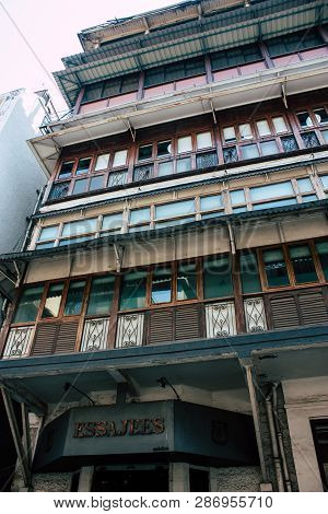 Mumbai India March 1, 2019 View Of A Building  Located At Colaba District In Mumbai In The Afternoon