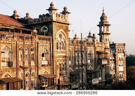 Mumbai India March 1, 2019 View Of A Building  Located At Colaba District In Mumbai In The Afternoon