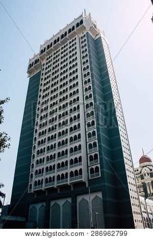Mumbai India March 1, 2019 View Of A Building  Located At Colaba District In Mumbai In The Afternoon