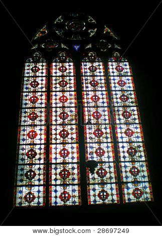 Vitral de uma janela de Igreja