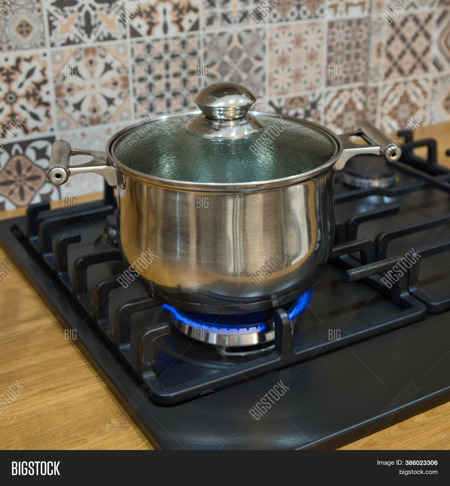 Cooking On Gas Stove. Image & Photo (Free Trial) Bigstock