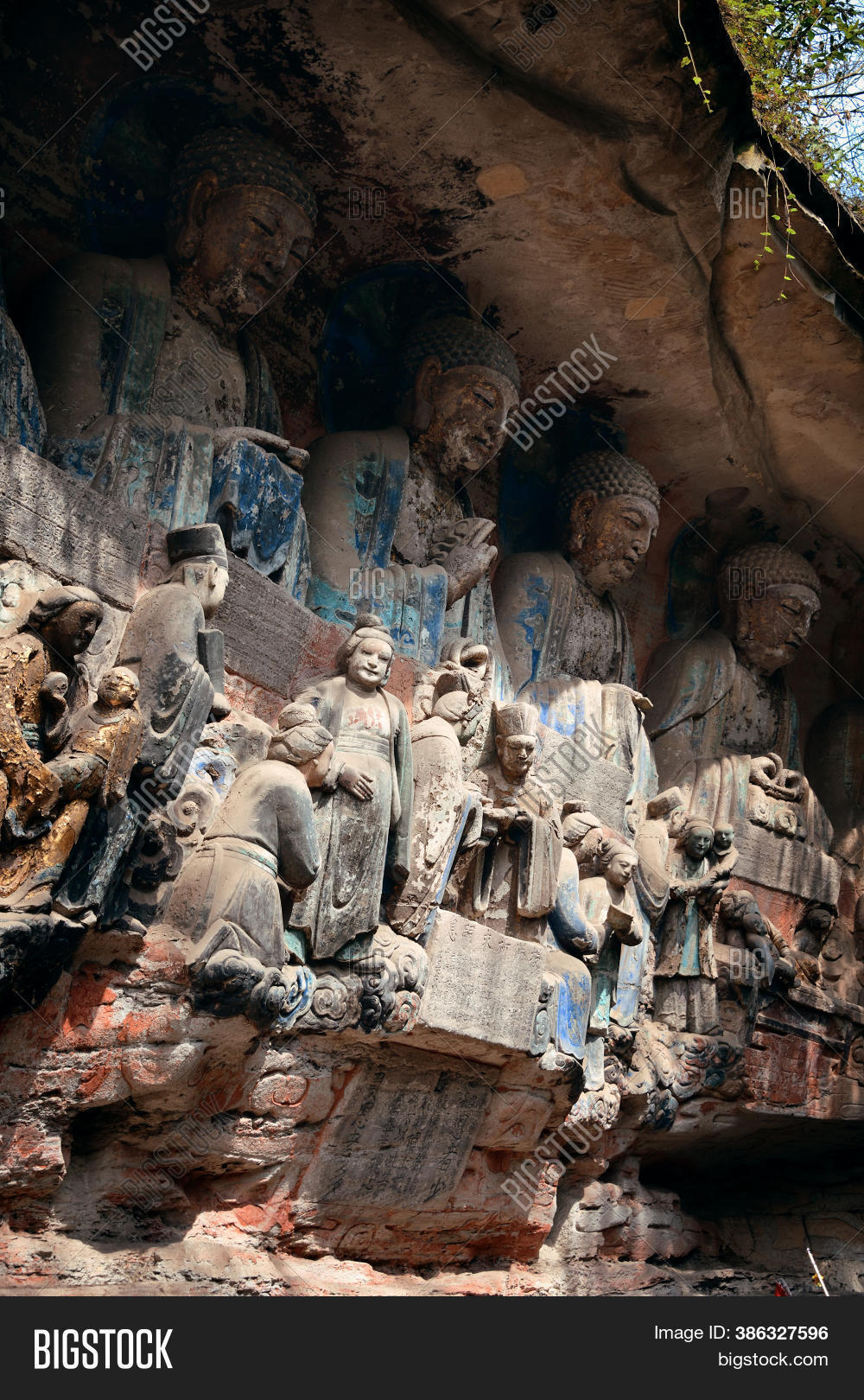 Dazu Rock Carvings Image & Photo (Free Trial) Bigstock