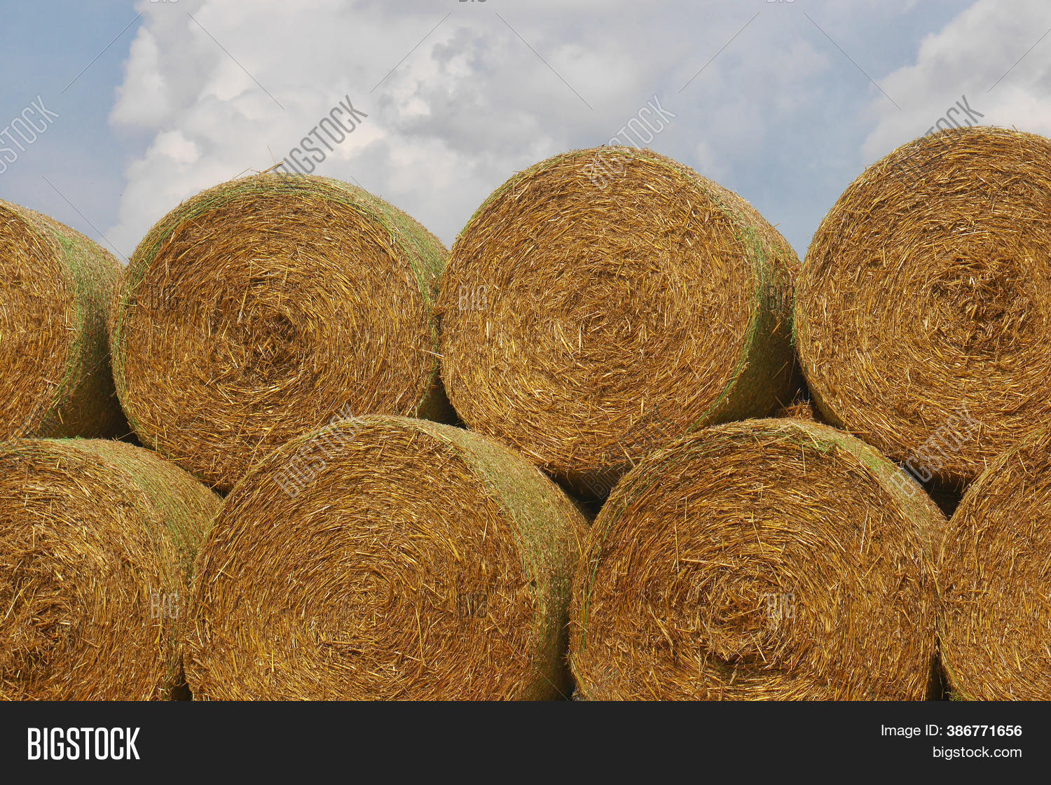 Stack Straw Bales Image & Photo (Free Trial) Bigstock