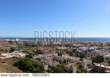 View Of The City Of Costa Da Caparica, Portugal