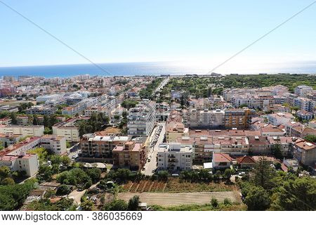 View Of The City Of Costa Da Caparica, Portugal
