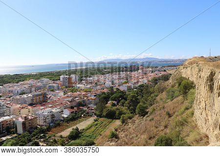 View Of The City Of Costa Da Caparica, Portugal