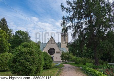Russia, Zelenogorsk, Terijoki, August 2020: Zelenogorsk Lutheran Parish Of The Transfiguration Of Th
