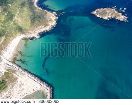 Aerial View Of Arkutino Region Near Resort Of Dyuni, Burgas Region, Bulgaria