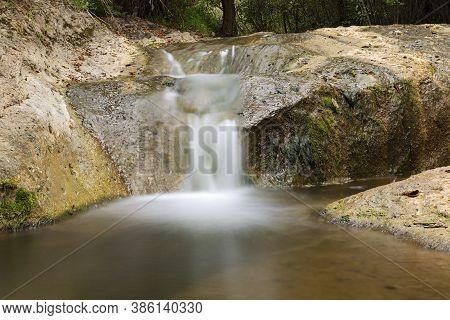 Waterfall In Apuseni Mountains, La Gavane, Trascau