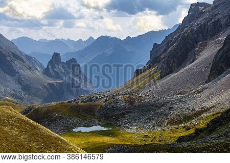 The Marinet Lakes Are Located In French Territory. They Can Be Reached From Both The Maira Valley An