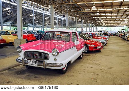 Classic Cars In Jesada Technik Museum, Nakhon Pathom, Thailand.