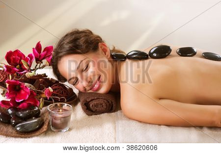 Kamień kurort masaż. Day Spa zabieg