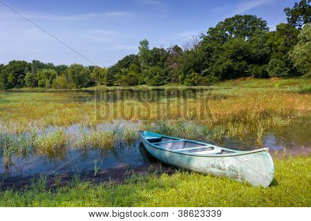 Canoe On The Pond