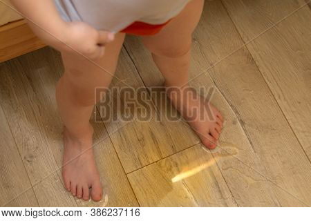 Baby Musical On The Floor Of The House. Punishment And Problems. Fear Of Punishment. Psychological D
