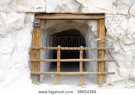 Entrata della grotta registro Cliff State Historic Site