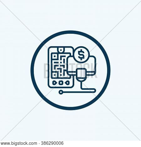 Mobile Payment Icon Isolated On White Background From Discount Collection. Mobile Payment Icon Trend