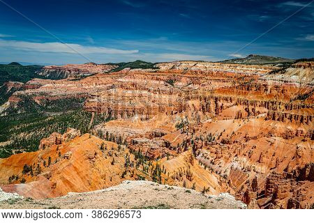 Cedar Breaks National Monument Is A Natural Amphitheater Canyon At An Elevation Of Ten Thousand Feet
