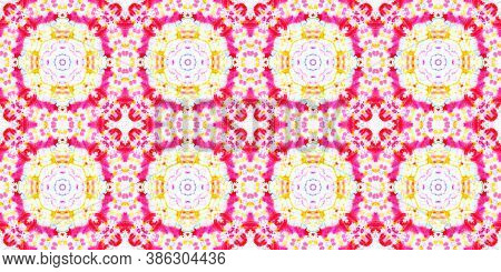 Ancient Geometric Seamless Pattern. Geometric Native Illustration. Ethnic Ornament. Aquarelle Tie Dy