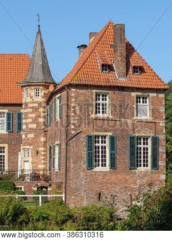 small castle in the germna woods near ahaus