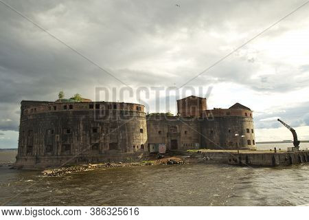 Kronstadt, St Petersburg, Russia. 5 Juny  2016. Fort 