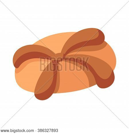 Isolated Bread Of The Dead. Day Of The Dead - Vector