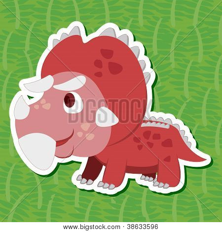 Dinossauro bonito Sticker11