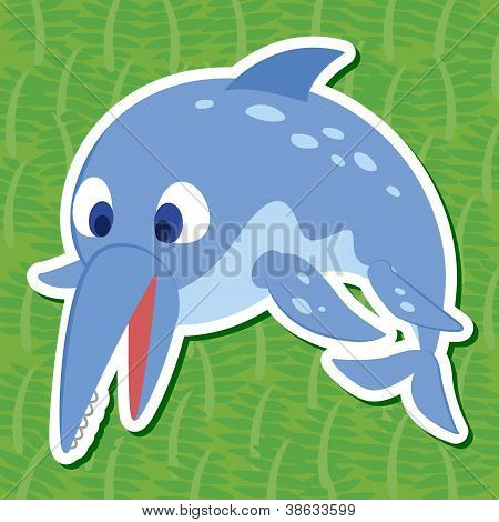 Roztomilý dinosaurus Sticker12