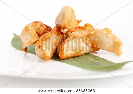 Plade af potstickers