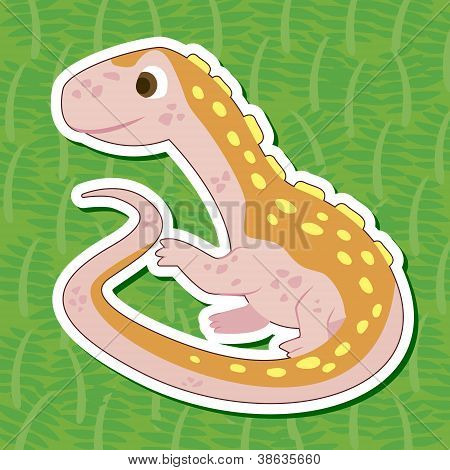 Adesivo dinossauro bonito