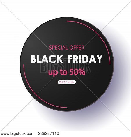 Black friday sale banner. Black friday sale banner. Celebration Balloon Sales Black Friday on a Grey background. Balloons Black Friday. Balloons Black friday with gold realistic bow on the black background. bow realistic. Black Friday