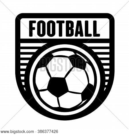Football, Soccer Sports Logo Template, Vector Art Graphic. Ideal For Football, Soccer Team Logo, T-s