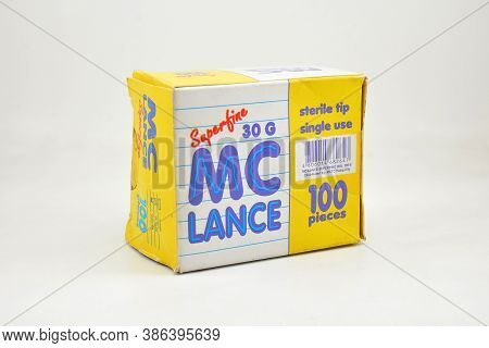 Manila, Ph - Sept 10 - Mc Lance Superfine Lancet Needle Box On September 10, 2020 In Manila, Philipp