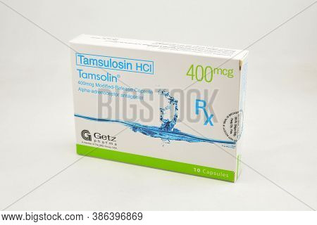 Manila, Ph - Sept 10 - Tamsolin Capsule On September 10, 2020 In Manila, Philippines.