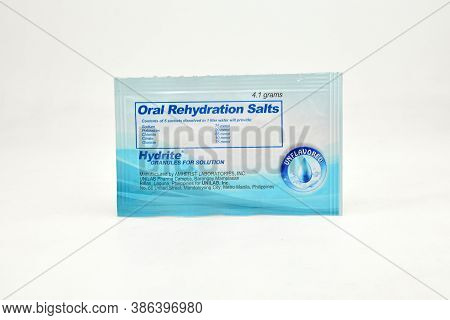 Manila, Ph - Sept 10 - Oral Rehydration Salts Hydrite On September 10, 2020 In Manila, Philippines.