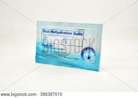 Manila, Ph - Sept 10 - Oral Rehydration Salts Hydrite On September 10, 2020 In Manila, Philippines.