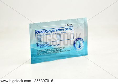 Manila, Ph - Sept 10 - Oral Rehydration Salts Hydrite On September 10, 2020 In Manila, Philippines.