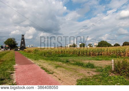 Landscape Photo Of The Industrial Area Near The Salt Processing In Enschede Region Of Twente In The 