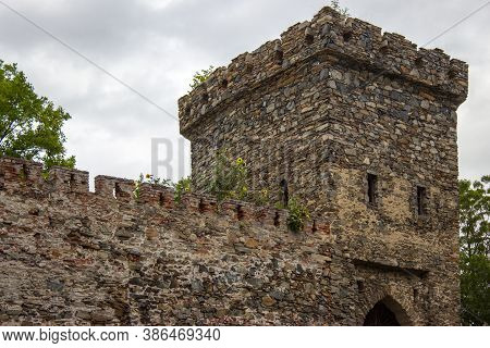 The Tower Of The Castle Bitov, Cultural Monument In The Czech Republic