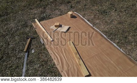 Door Upholstery With Leather And Dermantine For Insulation