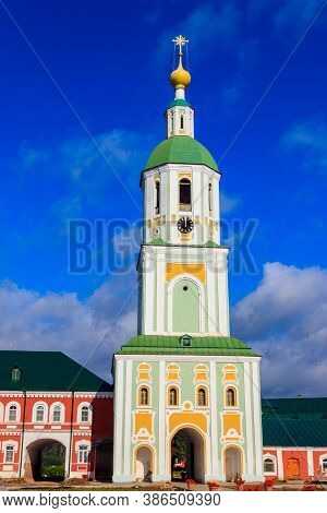 Bell Tower Of Sanaksar Monastery Of The Nativity Of The Mother Of God In Temnikov, Republic Mordovia