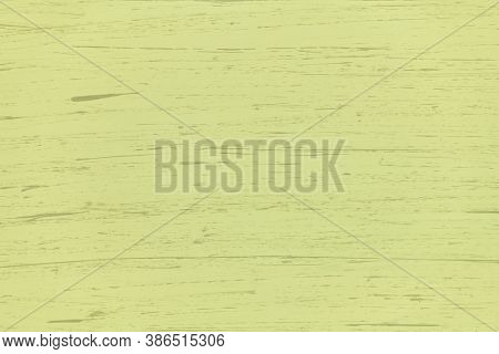 natural plywood background painted yellow green solid color with brush strokes, new and clean