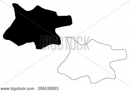 Kano City (federal Republic Of Nigeria, Kano State) Map Vector Illustration, Scribble Sketch City Of
